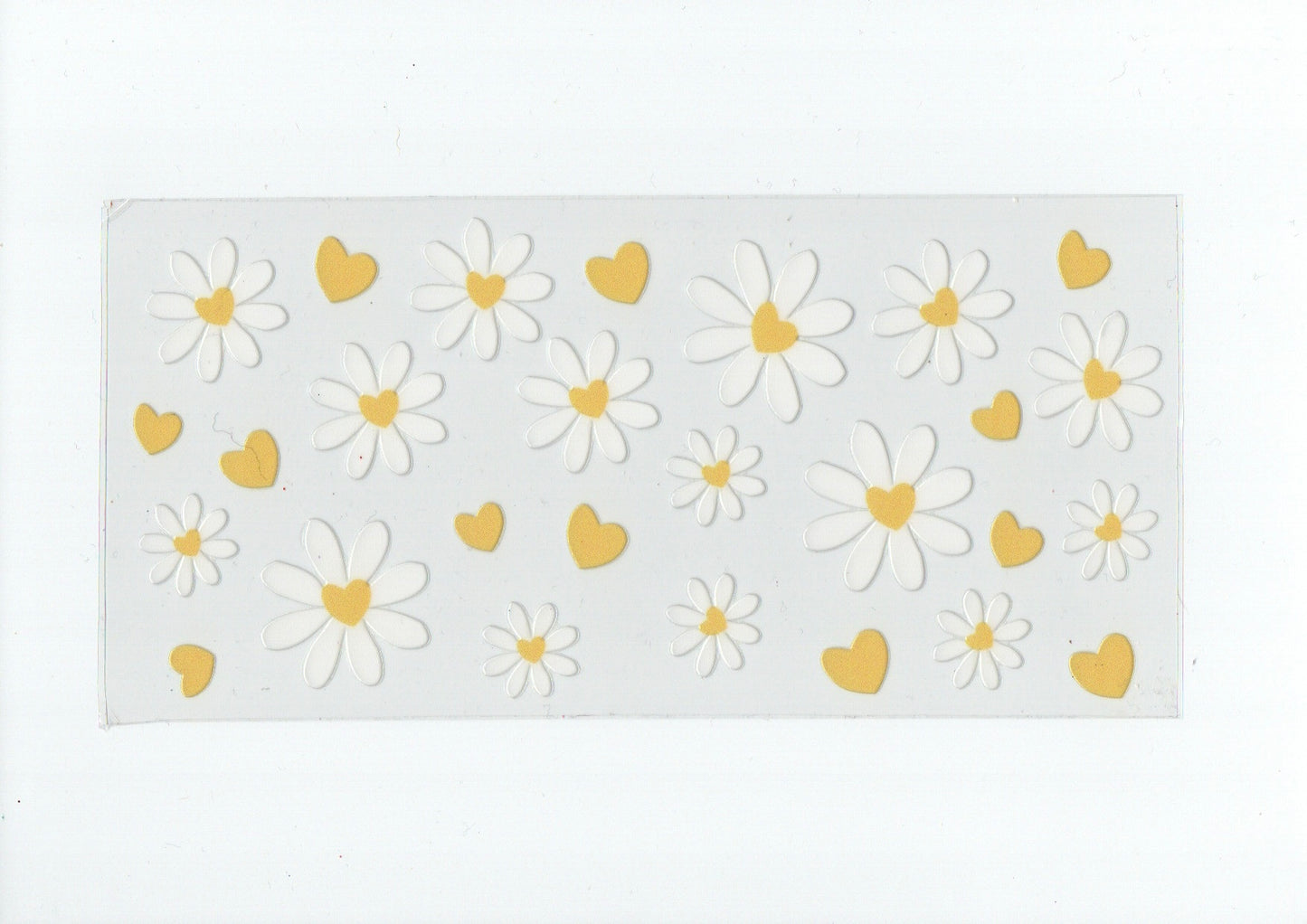 Yellow heart flowers