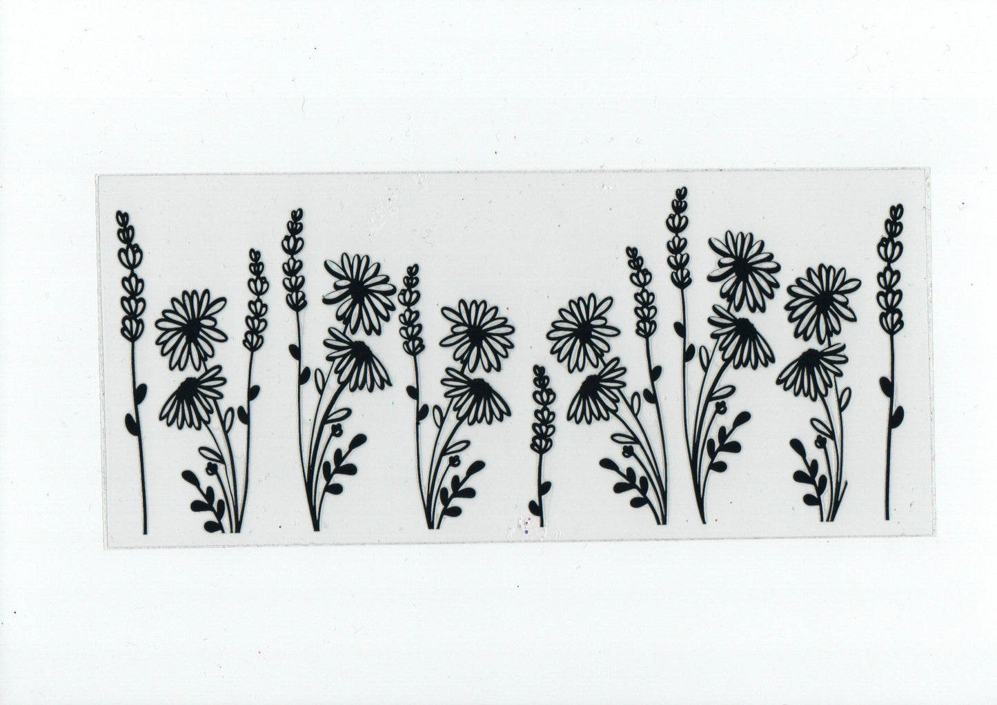 Outline flowers