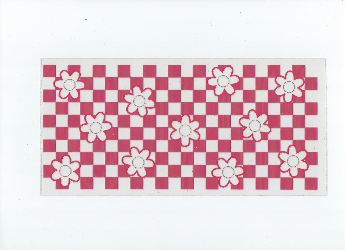 Checkered flowers #4