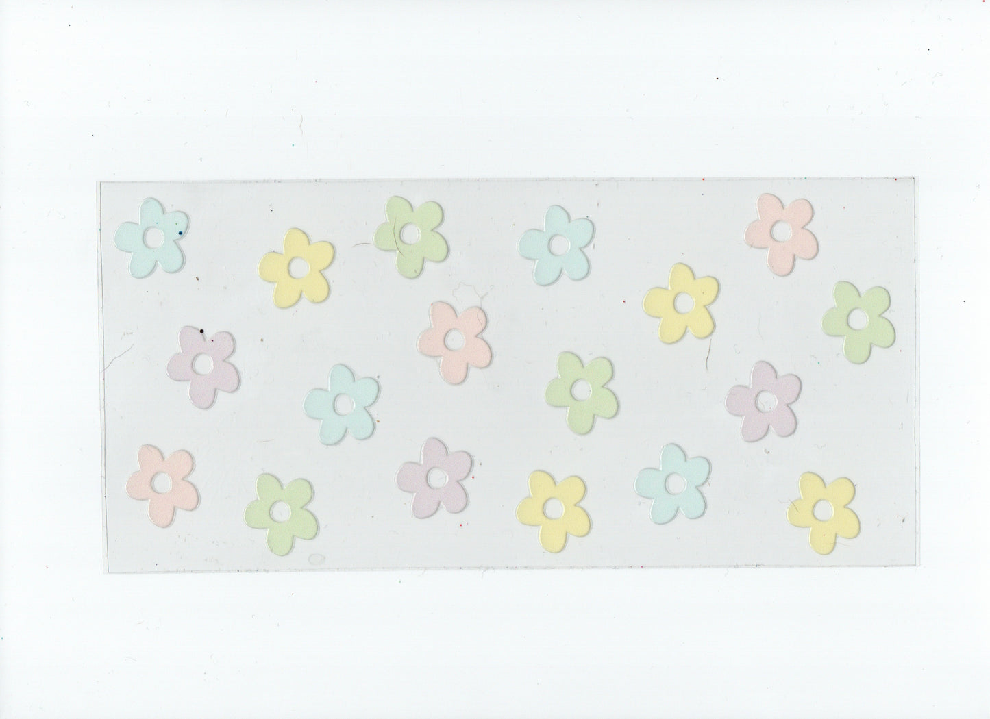 Rainbow flowers
