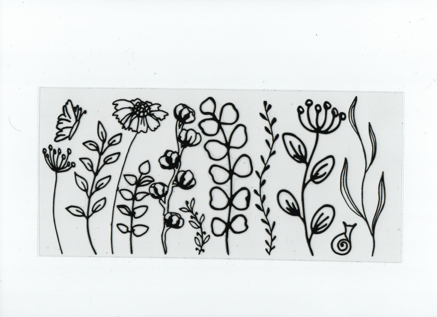 Outlined flowers #3