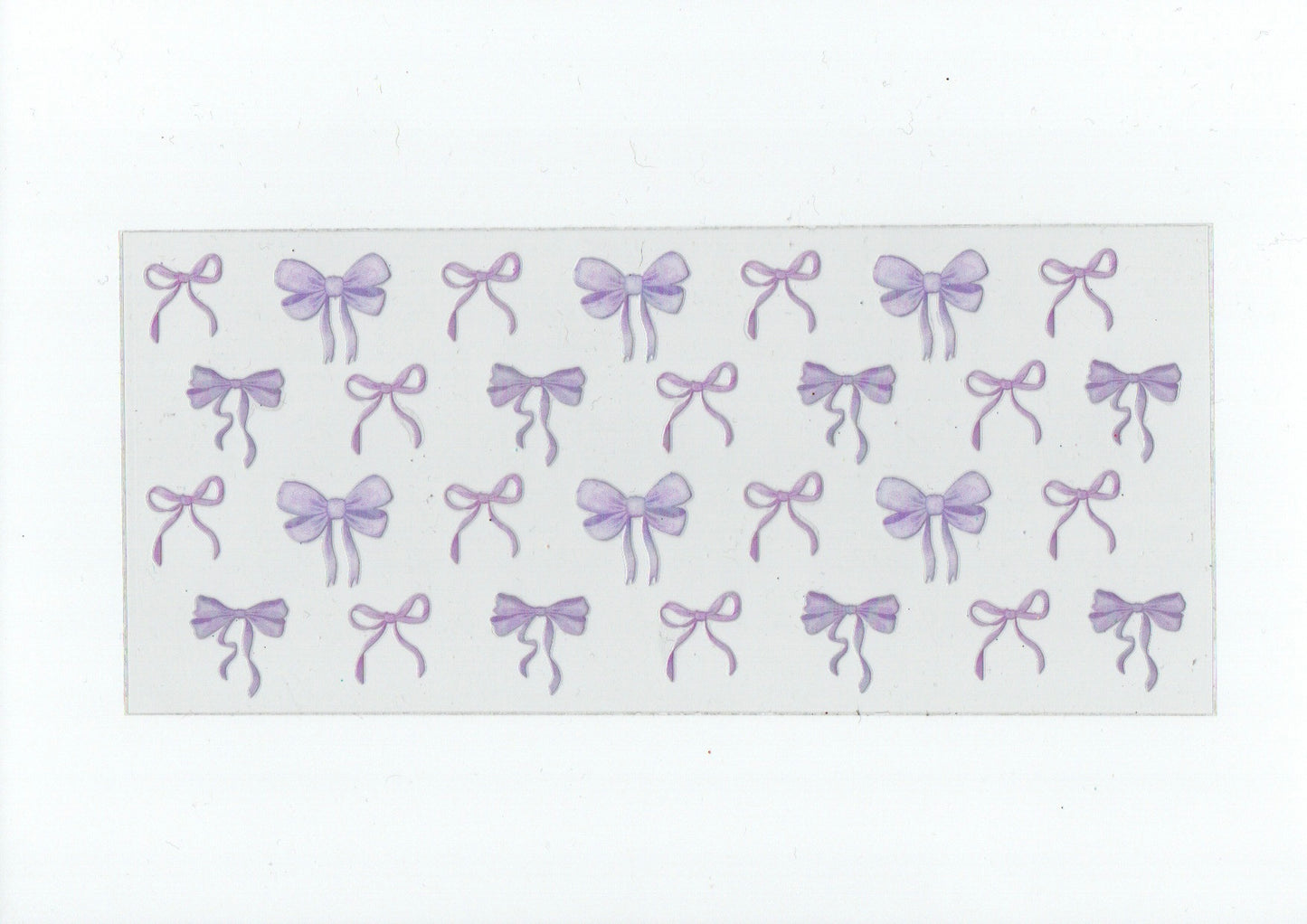 Purple bows