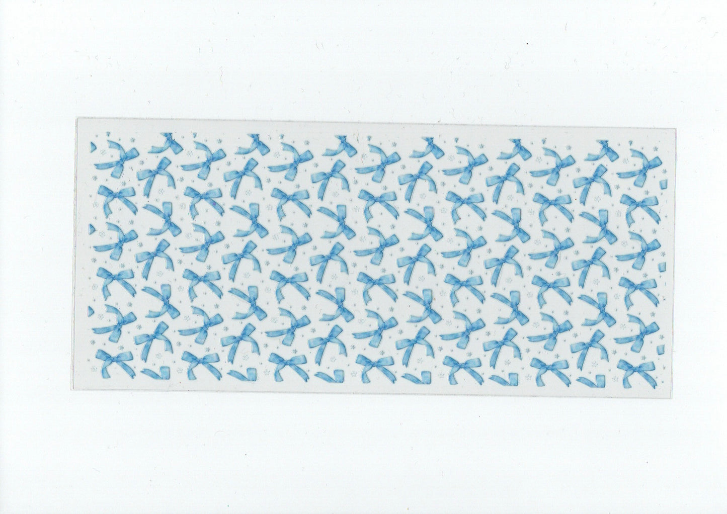 Mini blue bows
