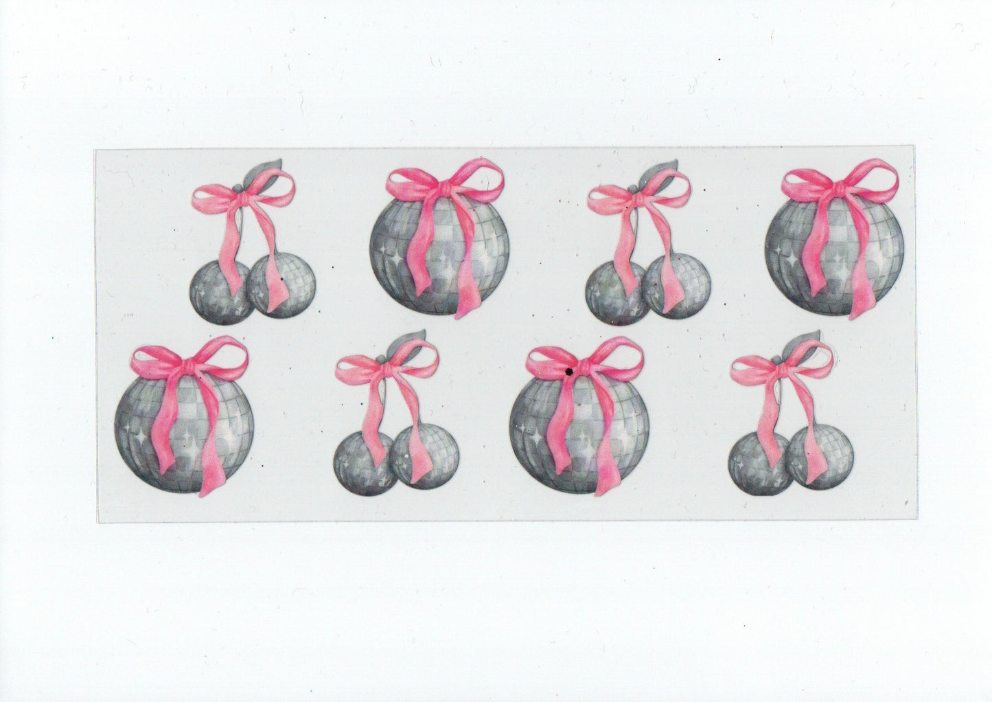 Disco ball bows