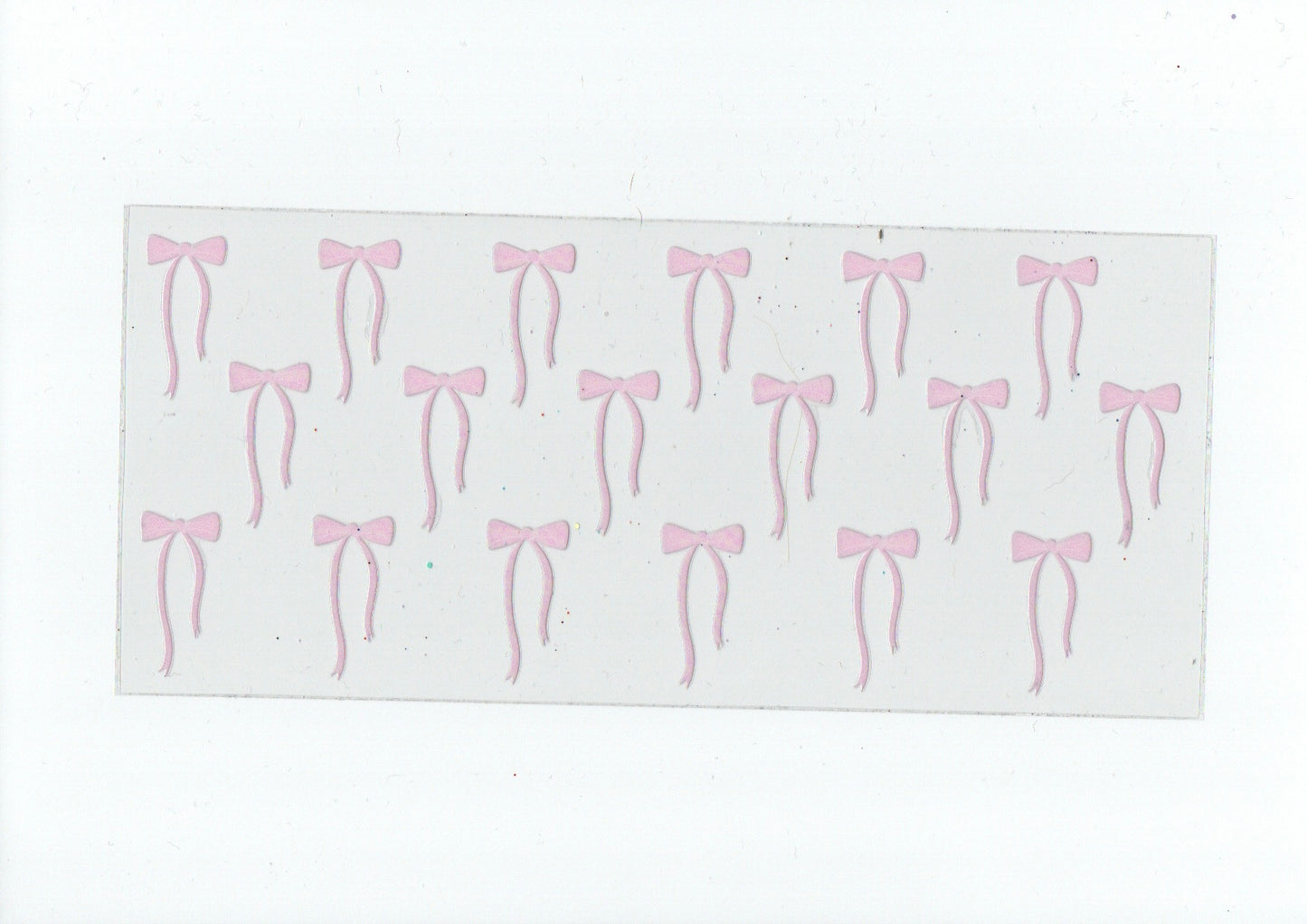 Pastel pink bows