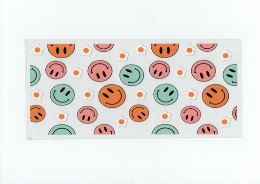 Smiley faces & flowers