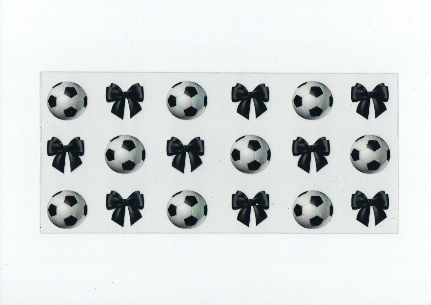 Soccer balls & bows