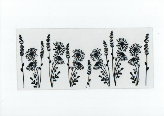 Outline flowers