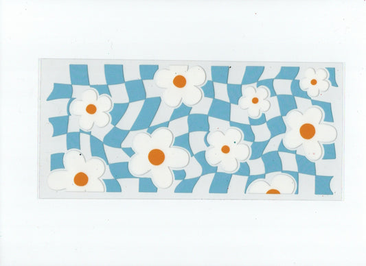 Checkered flowers #2