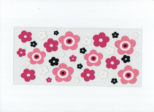 Pink evil eye