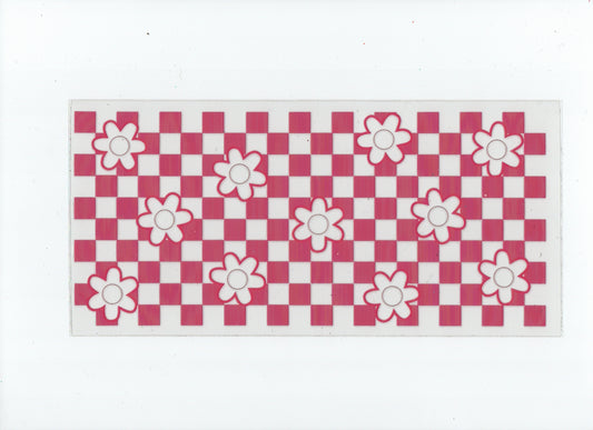 Checkered flowers #4