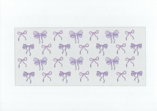 Purple bows