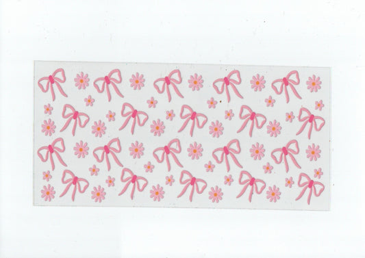 Pink bows & flowers