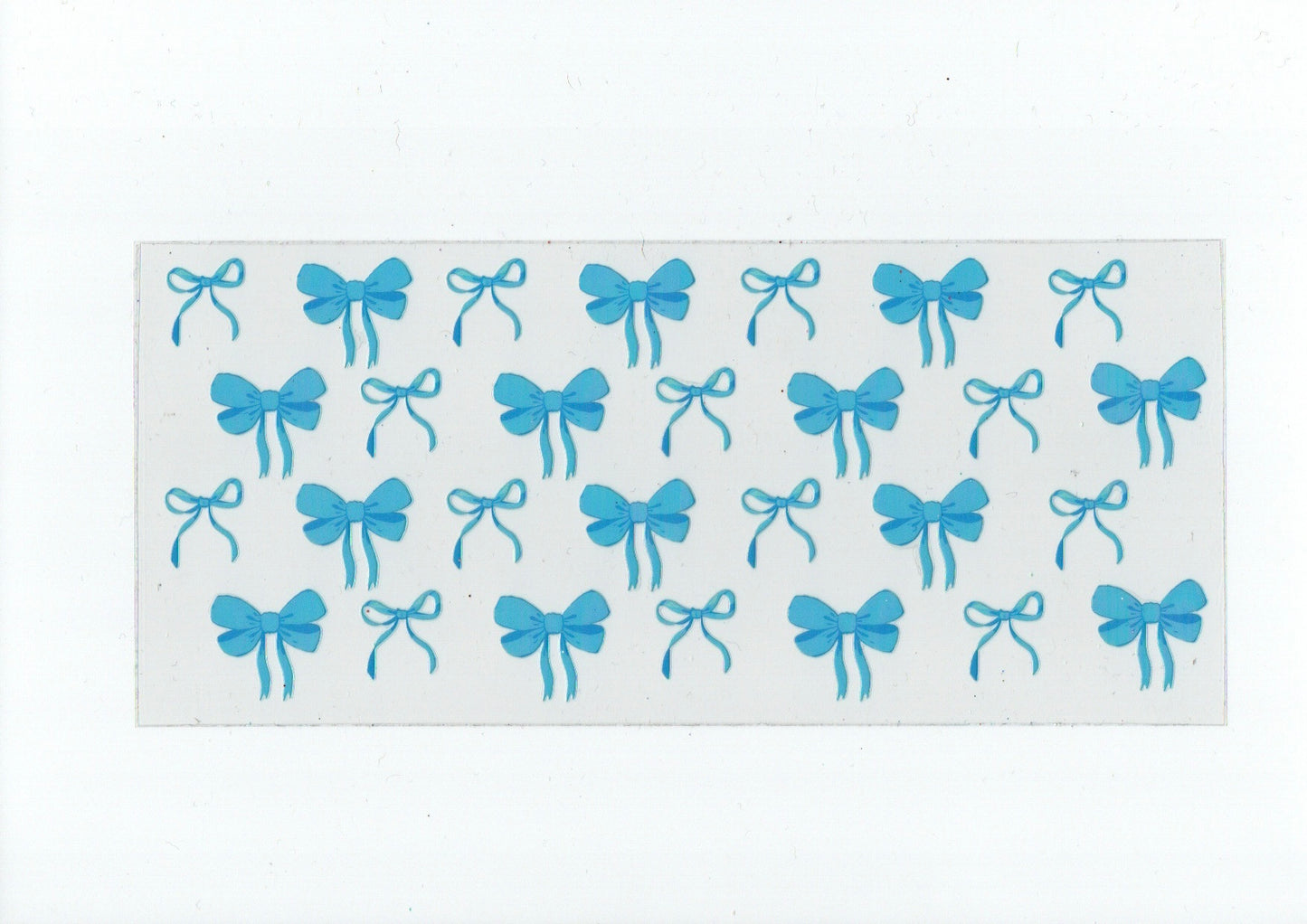 Blue bows