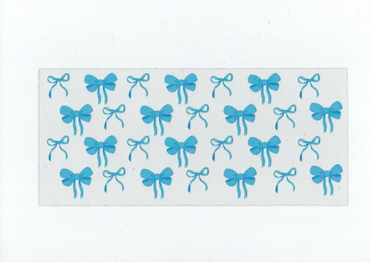 Blue bows