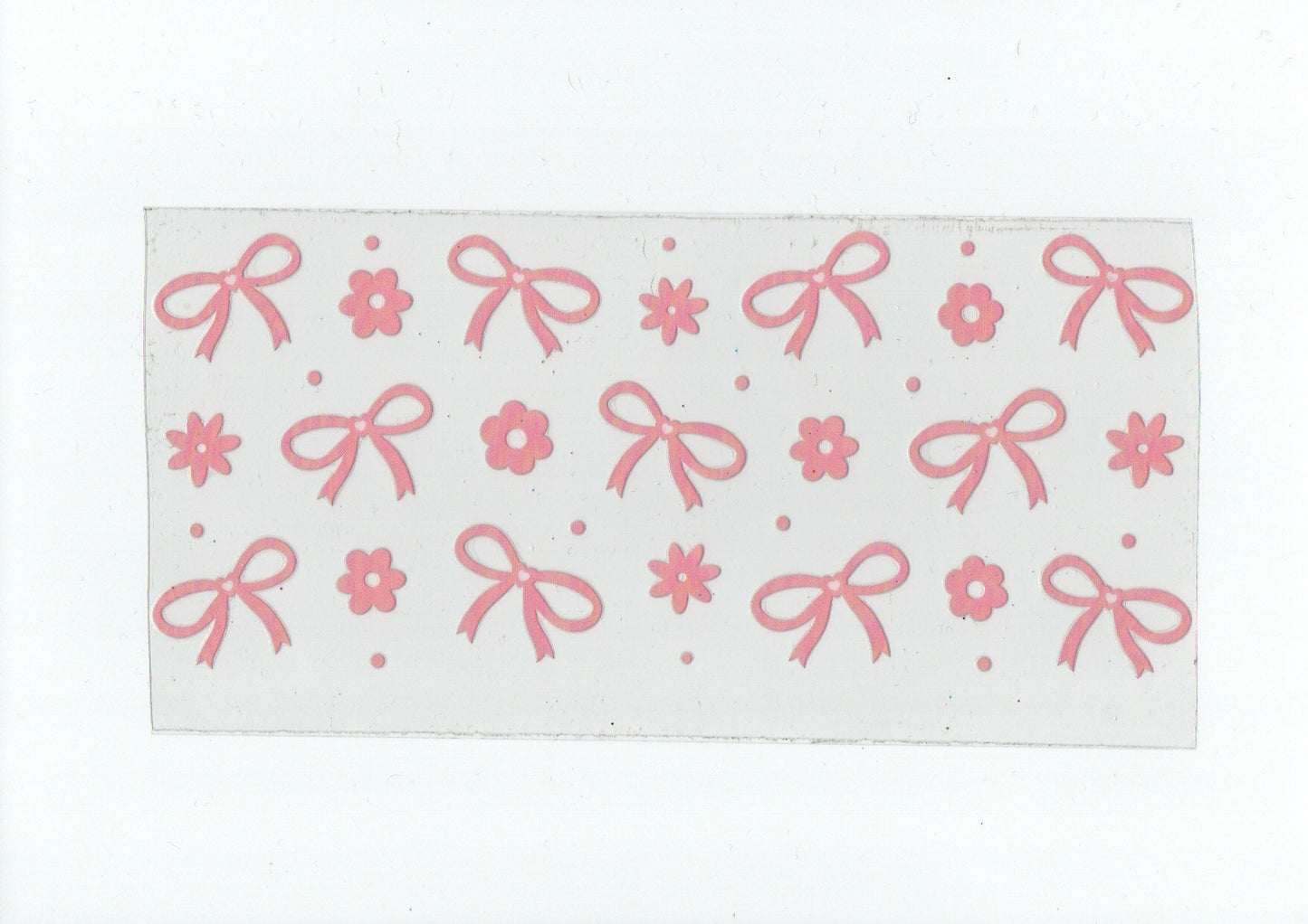 Pink bows & flowers