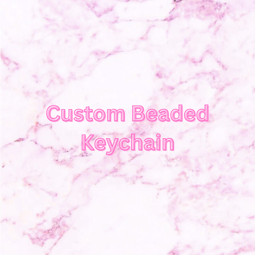 Custom Beaded Keychain