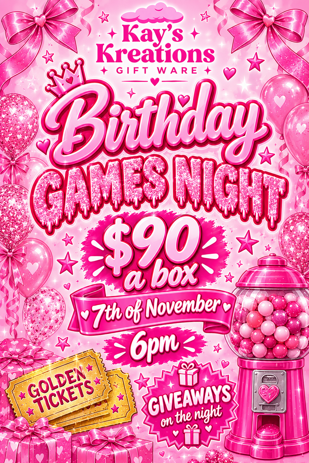 Birthday Games Night