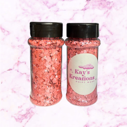 Dusty Rose Chunky Glitter